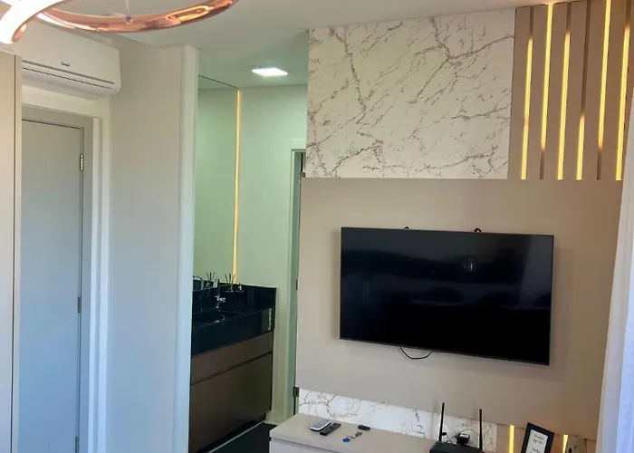 Ap Com Piscina No Rooftop, Academia, Wi-Fi, Cozinha Completa, Ar Condicionado E Garagem Privativa A 900M Da Vila Germanica