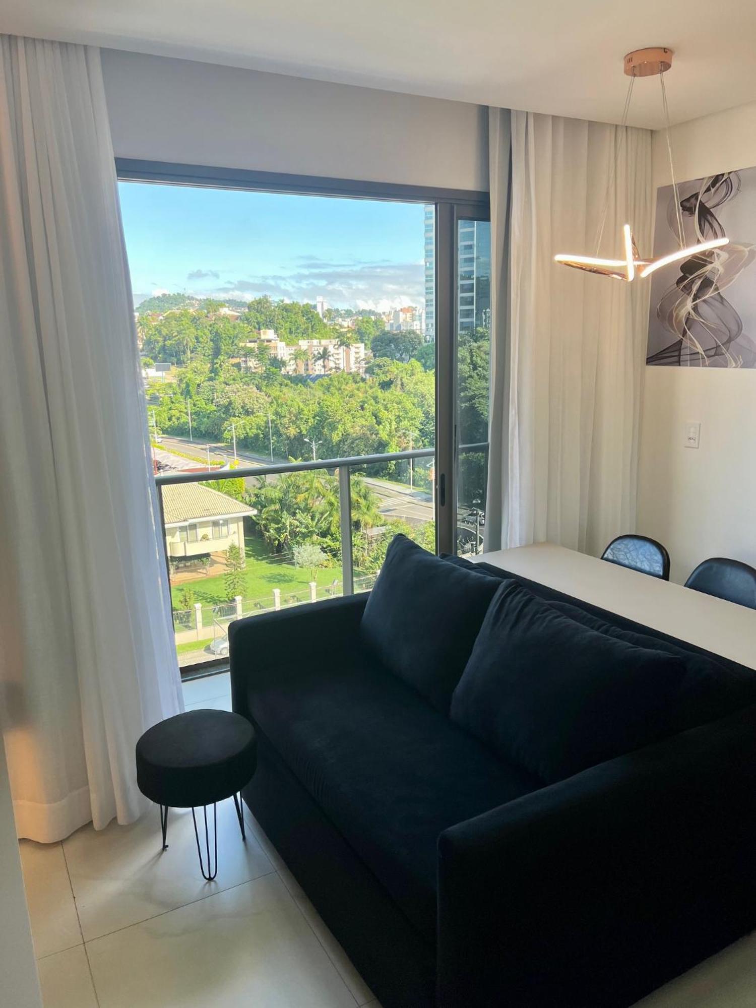 Apartment Ap Com Piscina No Rooftop, Academia, Wi-fi, Cozinha Completa, Ar Condicionado E Garagem Privativa A 900m Da Germanica Blumenau